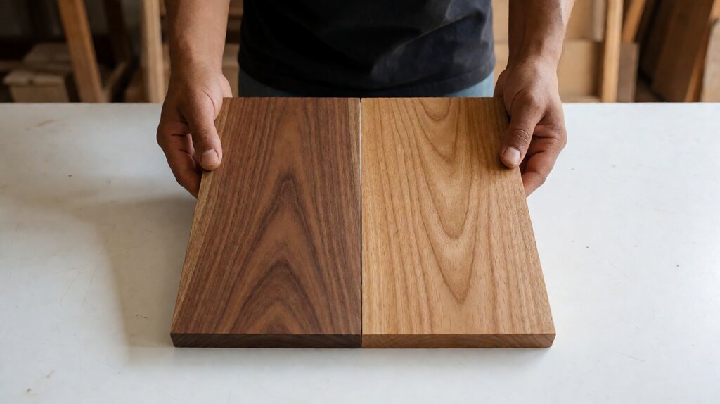Contoh kayu yang dipakai dalam furniture: kayu jati vs kayu akasia