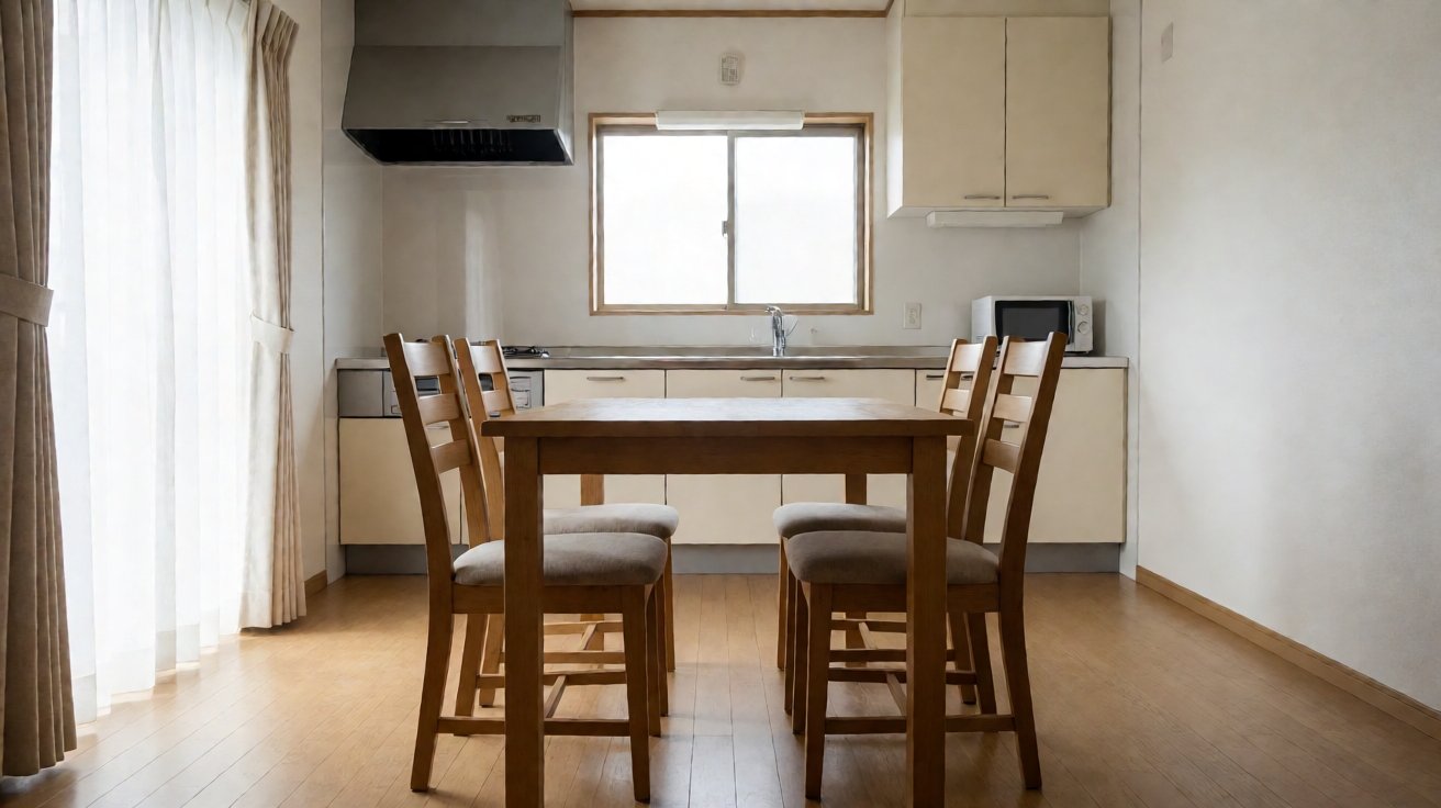 Furniture ruang makan hemat budget